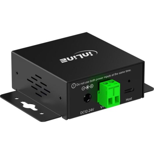Hub InLine 4 porte 5 Gb/s USB 3.2 Gen 1 modello 35396H metallo nero