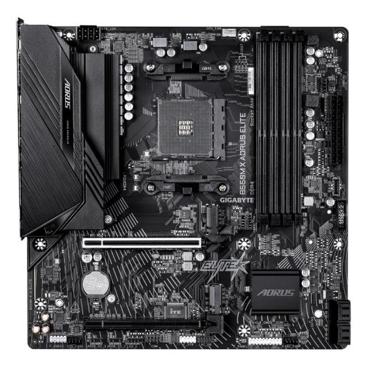 Scheda Madre Gigabyte B550M X AORUS ELITE AMD B550 AM4 DDR4 micro ATX 2.5GbE M.2