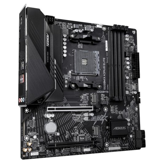 Scheda Madre Gigabyte B550M X AORUS ELITE AMD B550 AM4 DDR4 micro ATX 2.5GbE M.2