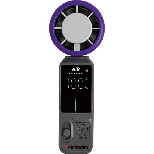 Mini-Handventilator Verbatim 32349 10W 11000 RPM 3000mAh Akku Tragbar