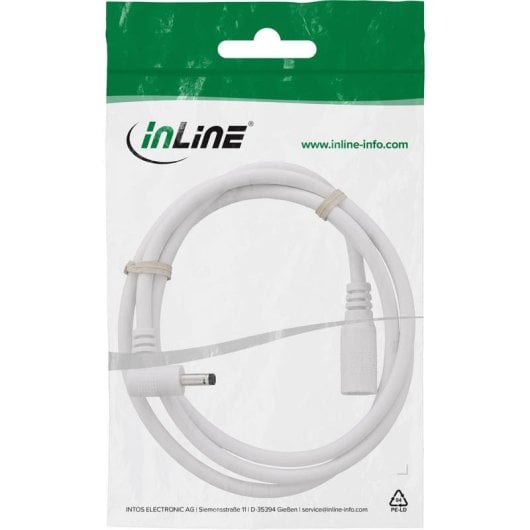 Cable de extensión DC InLine 26906O 0,2 m conector 4,0 x 1,7 mm