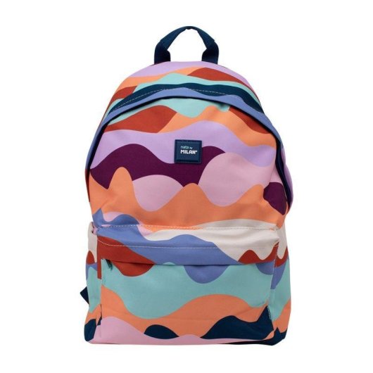 Mochila escolar Milan The Fun 22L 2 cremalleras compartimento portátil