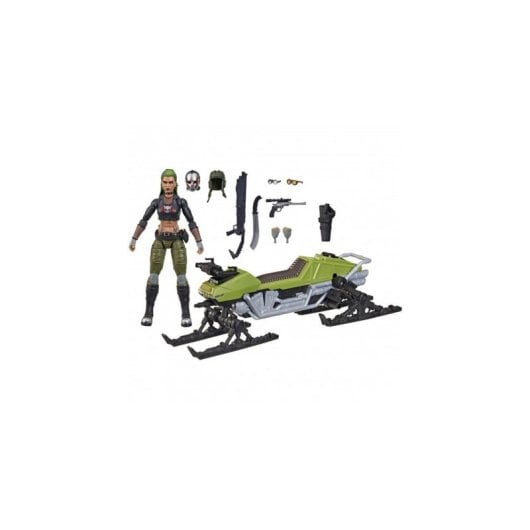 Actionfigur Hasbro GI Joe Zanya mit Chameleon Fahrzeug