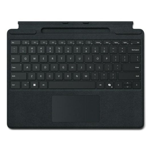 Teclado magnético Microsoft Surface Pro con almacenamiento para lápiz, AZERTY belga, carcasa Alcantara