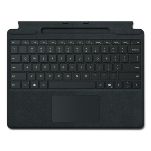 Teclado magnético Microsoft Surface Pro con almacenamiento para lápiz, AZERTY belga, carcasa Alcantara
