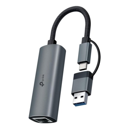 Carte Réseau TP-Link UE310C USB Type-A/Type-C Gigabit 1000 Mbit/s Gris