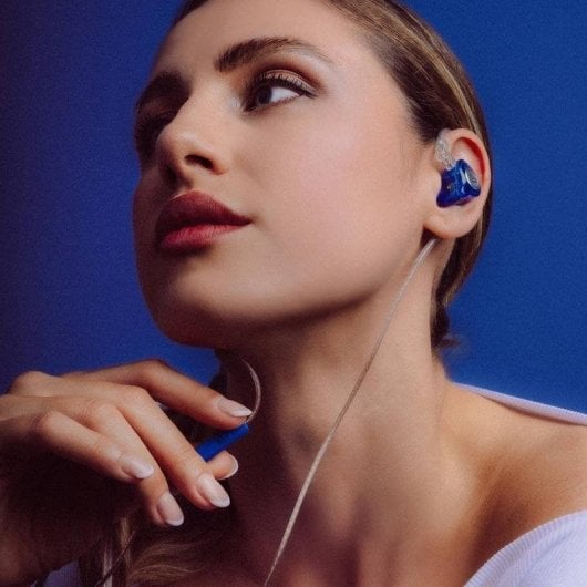 Auriculares Energy Sistem Monitor Earphones con cable alámbrico Minijack, micrófono y control, azul