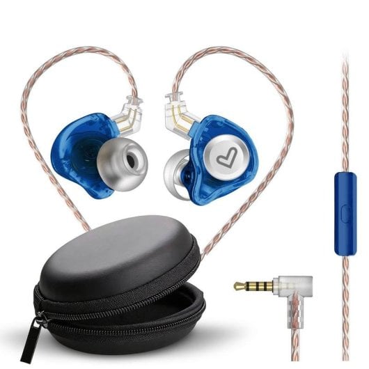 Auriculares Energy Sistem Monitor Earphones con cable alámbrico Minijack, micrófono y control, azul