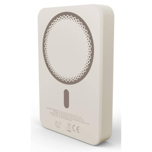Power Bank ENERGY SISTEM 10000 mAh 20 W Apta para avión Champagne