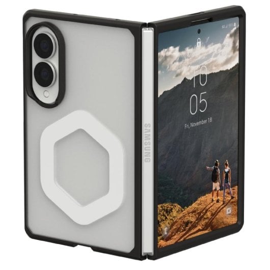 Funda para móvil Urban Armor Gear Cover case Polycarbonat Schwarz Weiß für Galaxy Z Fold8