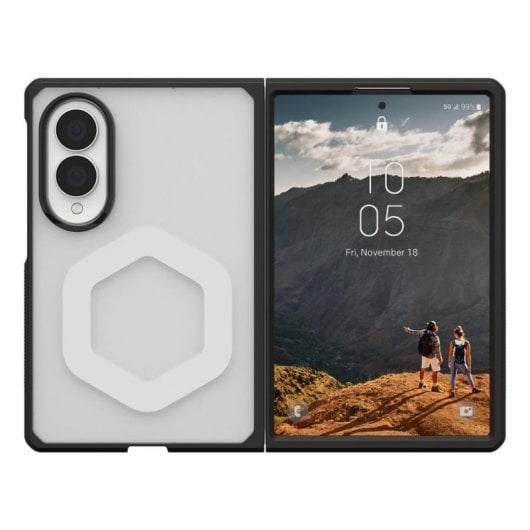 Funda para móvil Urban Armor Gear Cover case Polycarbonat Schwarz Weiß für Galaxy Z Fold8