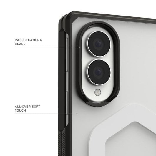 Funda para móvil Urban Armor Gear Cover case Polycarbonat Schwarz Weiß für Galaxy Z Fold8