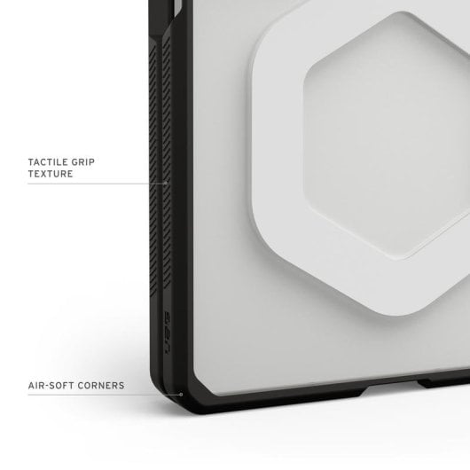 Funda para móvil Urban Armor Gear Cover case Polycarbonat Schwarz Weiß für Galaxy Z Fold8