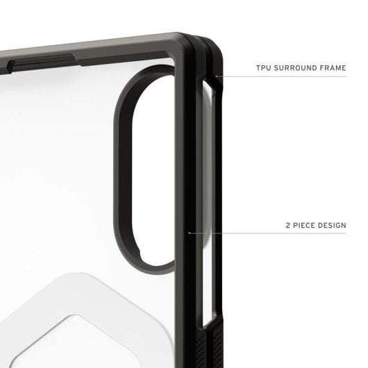 Funda para móvil Urban Armor Gear Cover case Polycarbonat Schwarz Weiß für Galaxy Z Fold8