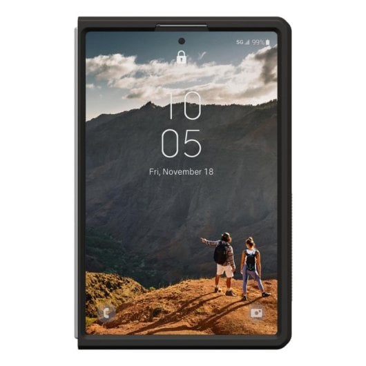 Funda para móvil Urban Armor Gear Cover case Polycarbonat Schwarz Weiß für Galaxy Z Fold8