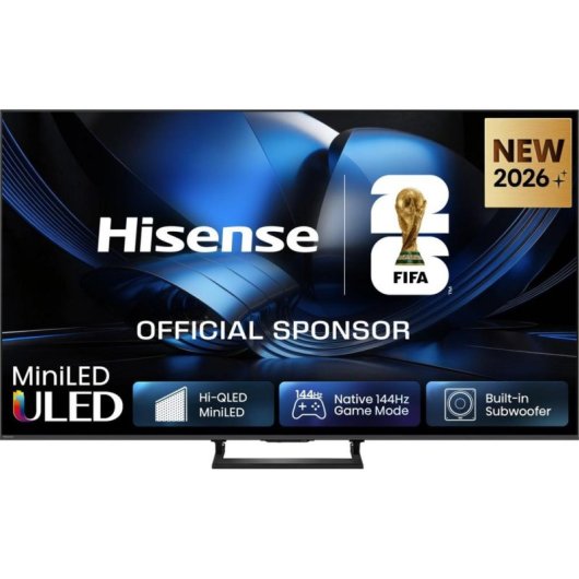 TV Hisense Mini LED 55U7SE 55" 4K UltraHD 144Hz Smart TV VIDAA HDR10 Dolby Vision