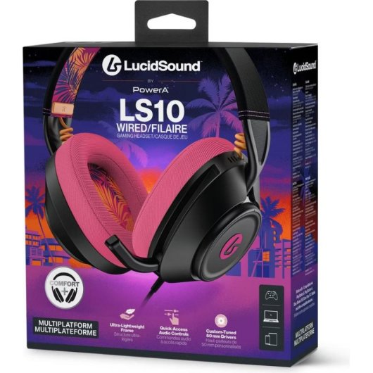 Casque PowerA LucidSound LS10 filaire USB Over Ear avec micro et contrôle volume noir