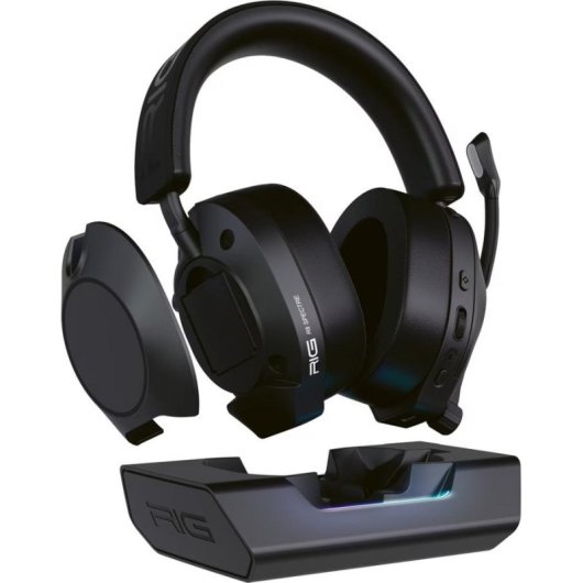 Auriculares Nacon RIG R8 Pro HX inalámbricos Bluetooth y RF para Xbox One negros