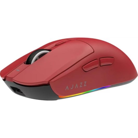 Maus Ajazz AJ139 V2 MC RF Bluetooth USB-C 12000 DPI Rot Ambidextrisch