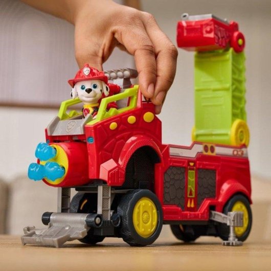 Vehículo PAW Patrol Dino Movie Rescue Responder Marshall con figura articulada