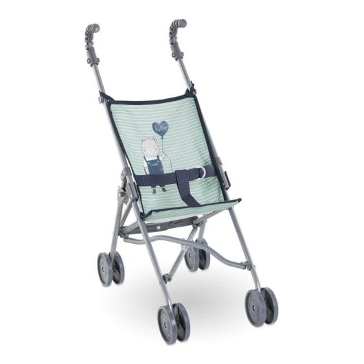 Corolle Puppenwagen Regenschirm Typ Bb36/42/52 Grün Blau Leicht Klappbar 4 Reifen