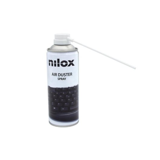 Spray de aire comprimido Nilox 400 ml limpieza equipos electrónicos zonas difíciles