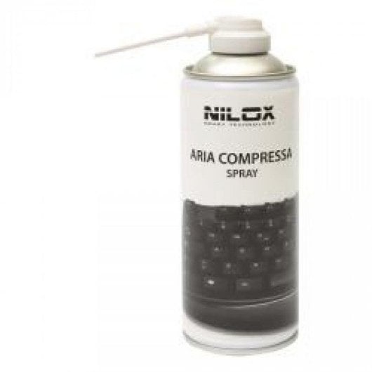 Spray de aire comprimido Nilox 400 ml limpieza equipos electrónicos zonas difíciles