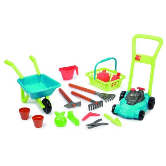 Set Jardin Ecoiffier 3 en 1 Brouette et 16 Accessoires