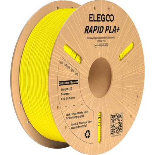 Filamento PLA Elegoo 50.203.0121 Amarillo 1,75 mm 1 kg CO₂ reducido ...