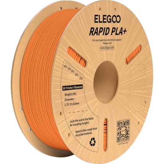 Filamento PLA Elegoo 50.203.0120 Orange 1,75 mm faible émission CO₂