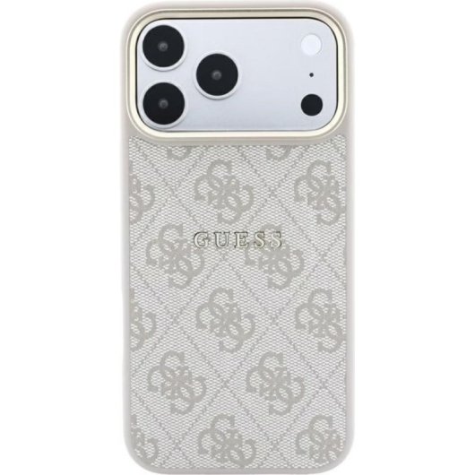 Funda para móvil Guess Backcover PU-Leder rosa für Apple iPhone 17 Pro