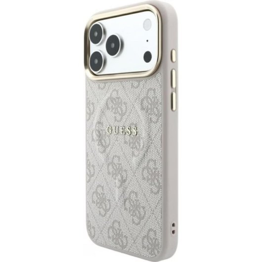 Funda para móvil Guess Backcover PU-Leder rosa für Apple iPhone 17 Pro