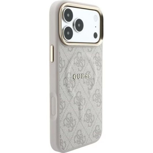 Funda para móvil Guess Backcover PU-Leder rosa für Apple iPhone 17 Pro