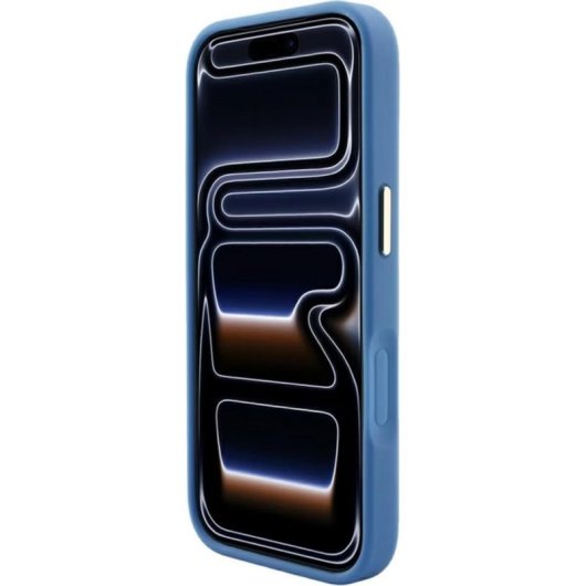 Funda para móvil Guess Backcover PU-Leder blau für Apple iPhone 17 Pro