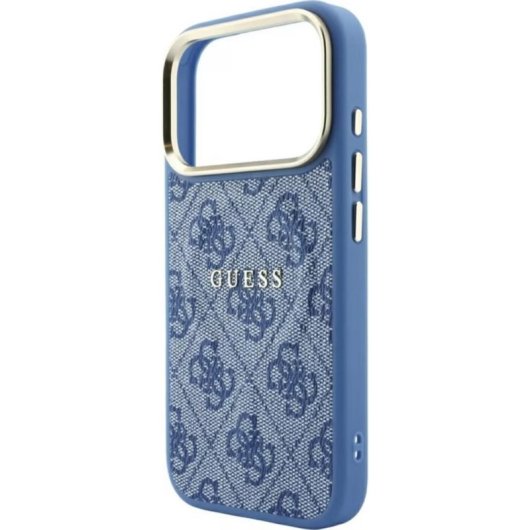 Funda para móvil Guess Backcover PU-Leder blau für Apple iPhone 17 Pro