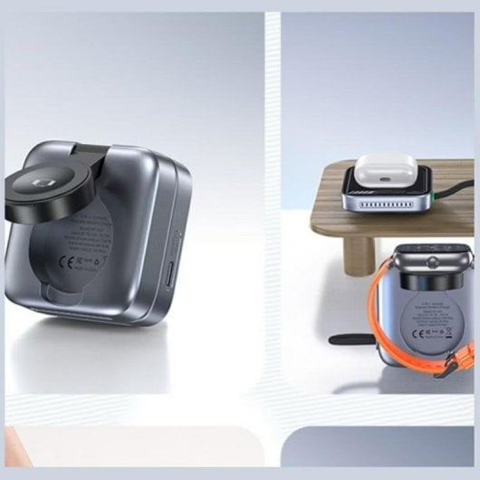 Cargador inalámbrico Awei Awe000327 carga eficiente y baja huella de CO₂