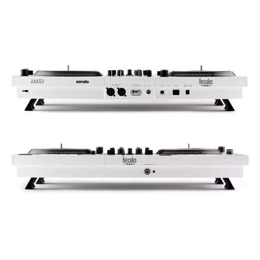 Controlador DJ Hercules DJControl Inpulse T7 White Edition platos motorizados 7" XLR