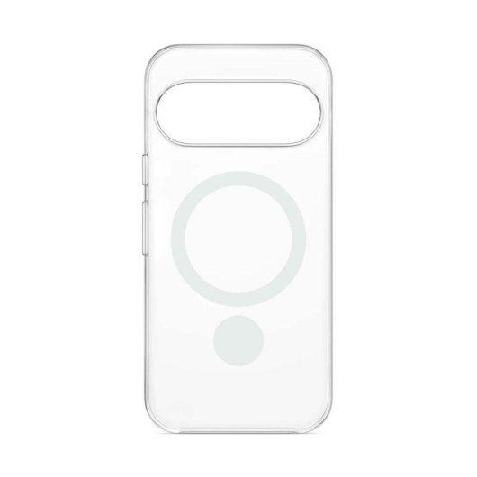 Capa traseira transparente TPU brilhante com bordas reforçadas para Google Pixel 11