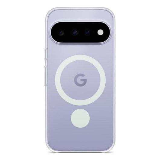Capa traseira transparente TPU brilhante com bordas reforçadas para Google Pixel 11