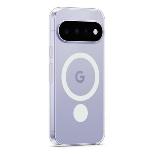 Capa traseira transparente TPU brilhante com bordas reforçadas para Google Pixel 11