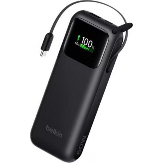 Power Bank Belkin UltraCharge 11000 mAh 60 W Apta para avión Negra