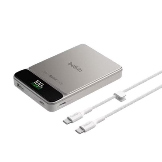 Power Bank Belkin Ultracharge Pro 10000 mAh 60 W Apta para avião Prateado