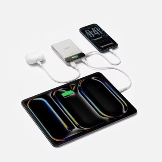 Power Bank Belkin Ultracharge Pro 10000 mAh 60 W Apta para avião Prateado