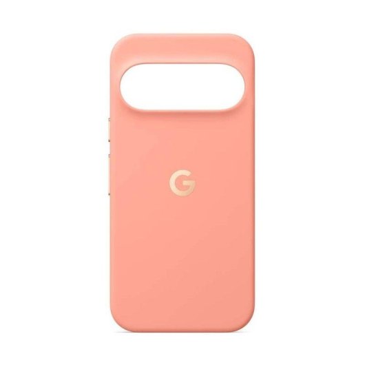 Custodia Google Policarbonato Rosa Pesca con Magneti e Ricarica Qi2 Pixel 11 Pro XL