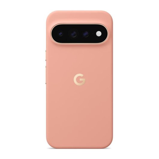 Custodia Google Policarbonato Rosa Pesca con Magneti e Ricarica Qi2 Pixel 11 Pro XL
