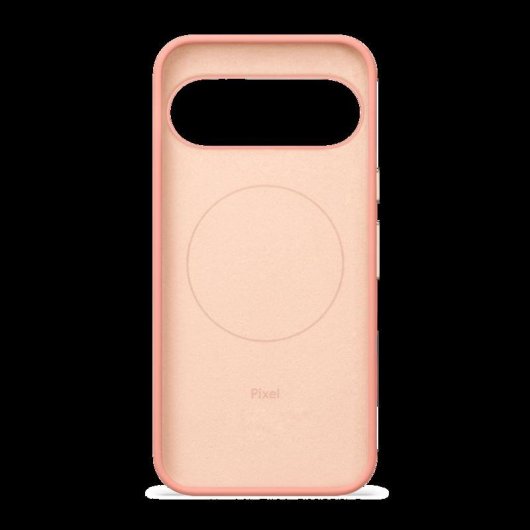 Custodia Google Policarbonato Rosa Pesca con Magneti e Ricarica Qi2 Pixel 11 Pro XL