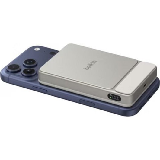 Power Bank Belkin 10000 mAh 25 W Carga Inalámbrica Argent