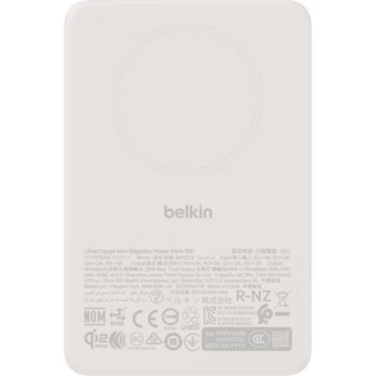 Power Bank Belkin 10000 mAh 25 W Carga Inalámbrica Argent