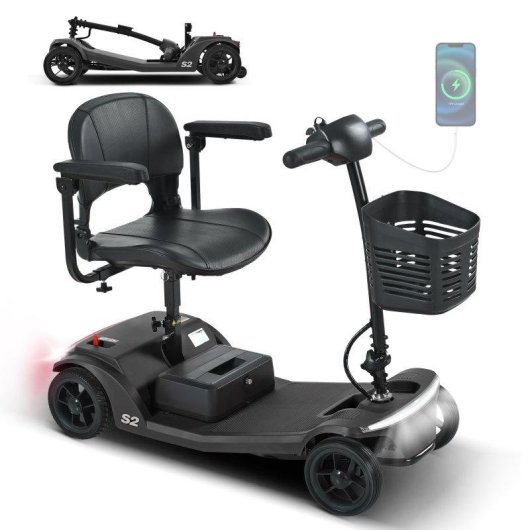 Scooter eléctrica Sweetrich S2 250W batería extraíble asiento desmontable