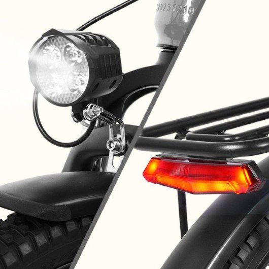 Bicicleta eléctrica ESKUTE C202 Motor 250W Batería 48V 17.5Ah 26" Verde